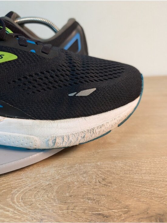 Brooks Adrenaline GTS 23 Mens 11.5 Extra Wide 4E Black Green Blue 1103914E006